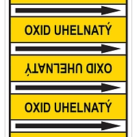 Značení potrubí, oxid uhelnatý